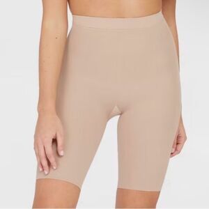 Spanx ASSETS by Sara Blakely Hi-Waist Mid-Thigh Shaper in Nude Size 2